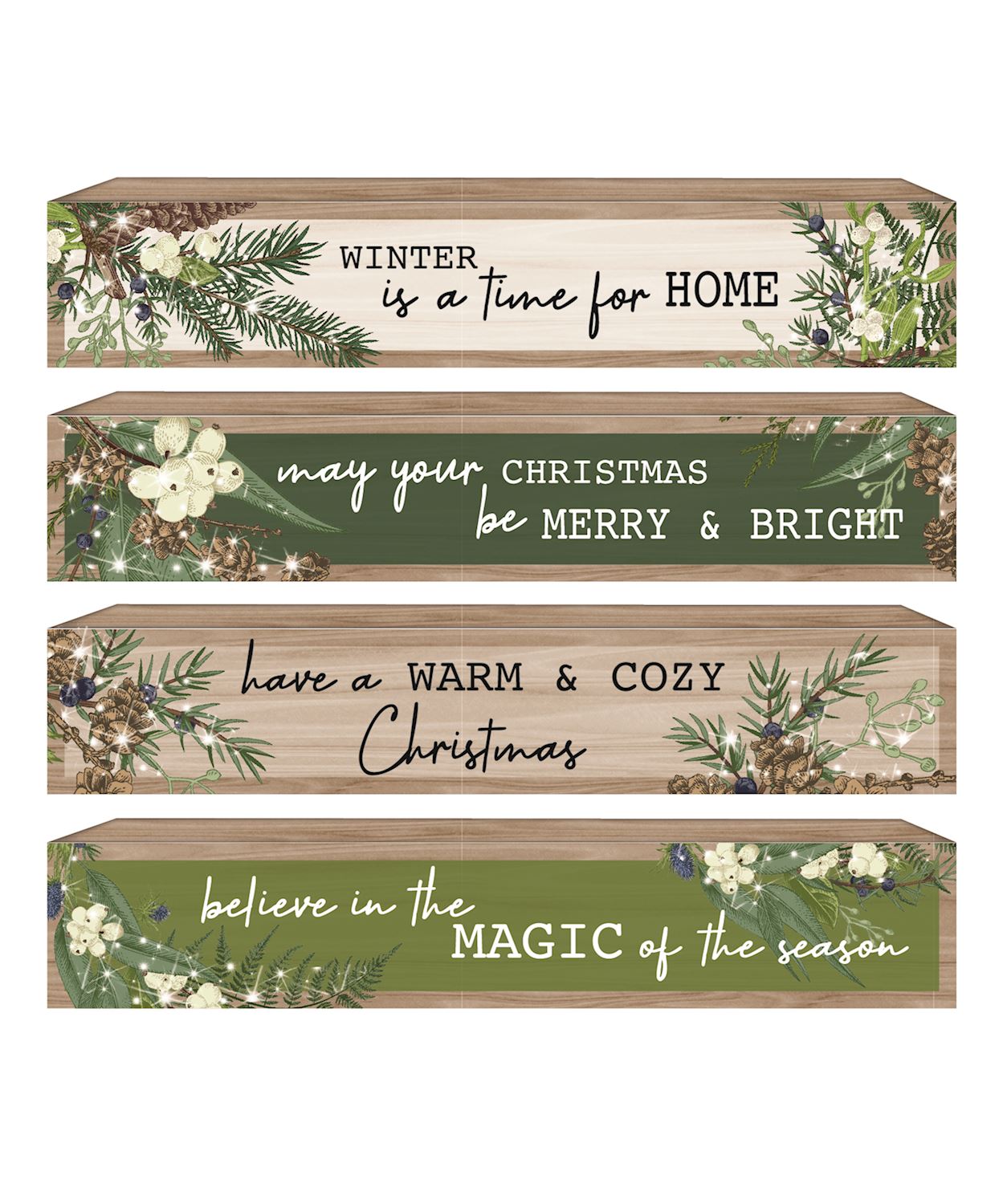 Christmas Desk Blocks