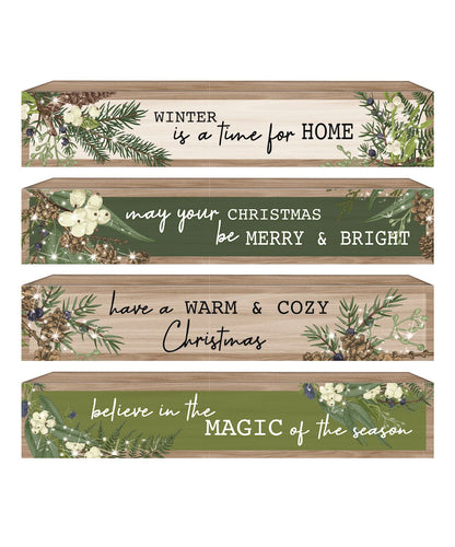 Christmas Desk Blocks