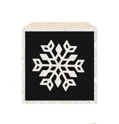 Mini Holiday Desk Block Decor