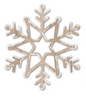 Wood Snowflake Ornaments