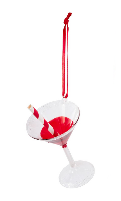 Glass Drink Ornament