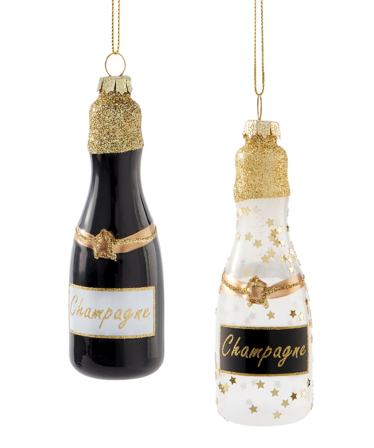 Champagne Bottle Ornament