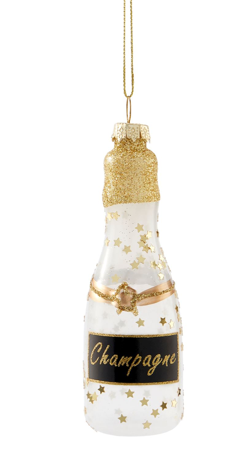 Champagne Bottle Ornament