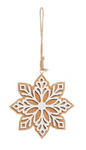 Wood Snowflake Ornament