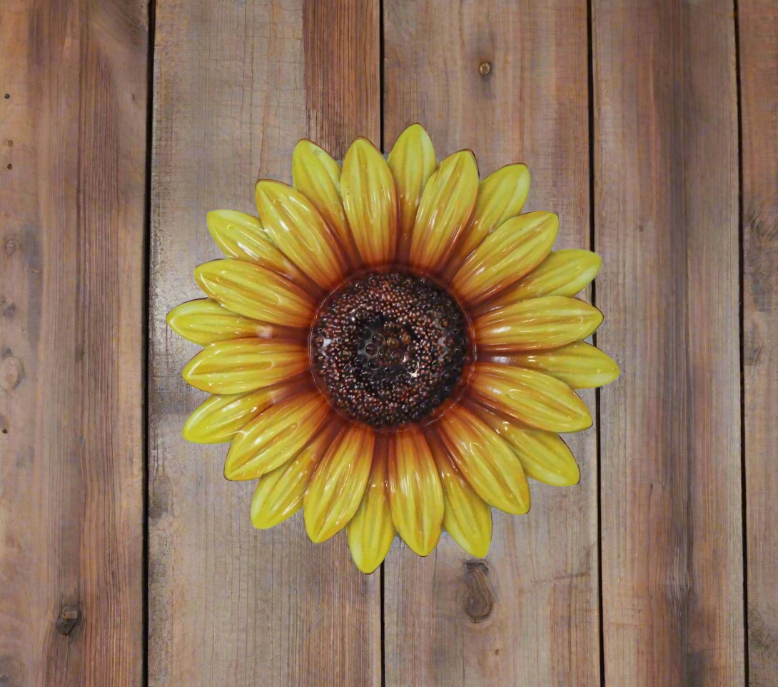 Sunflower Metal Wall Decor - Small