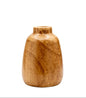 Carved Wood Vase - 9.5"