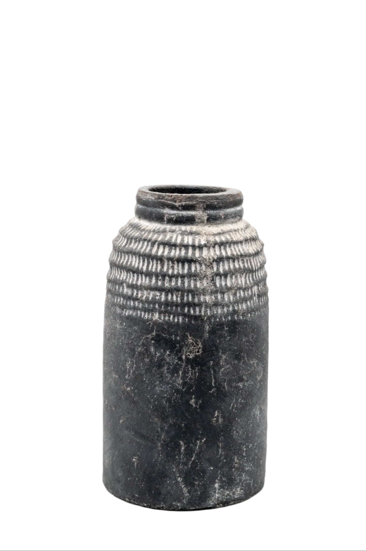 Rustic Gray Vase - 9"