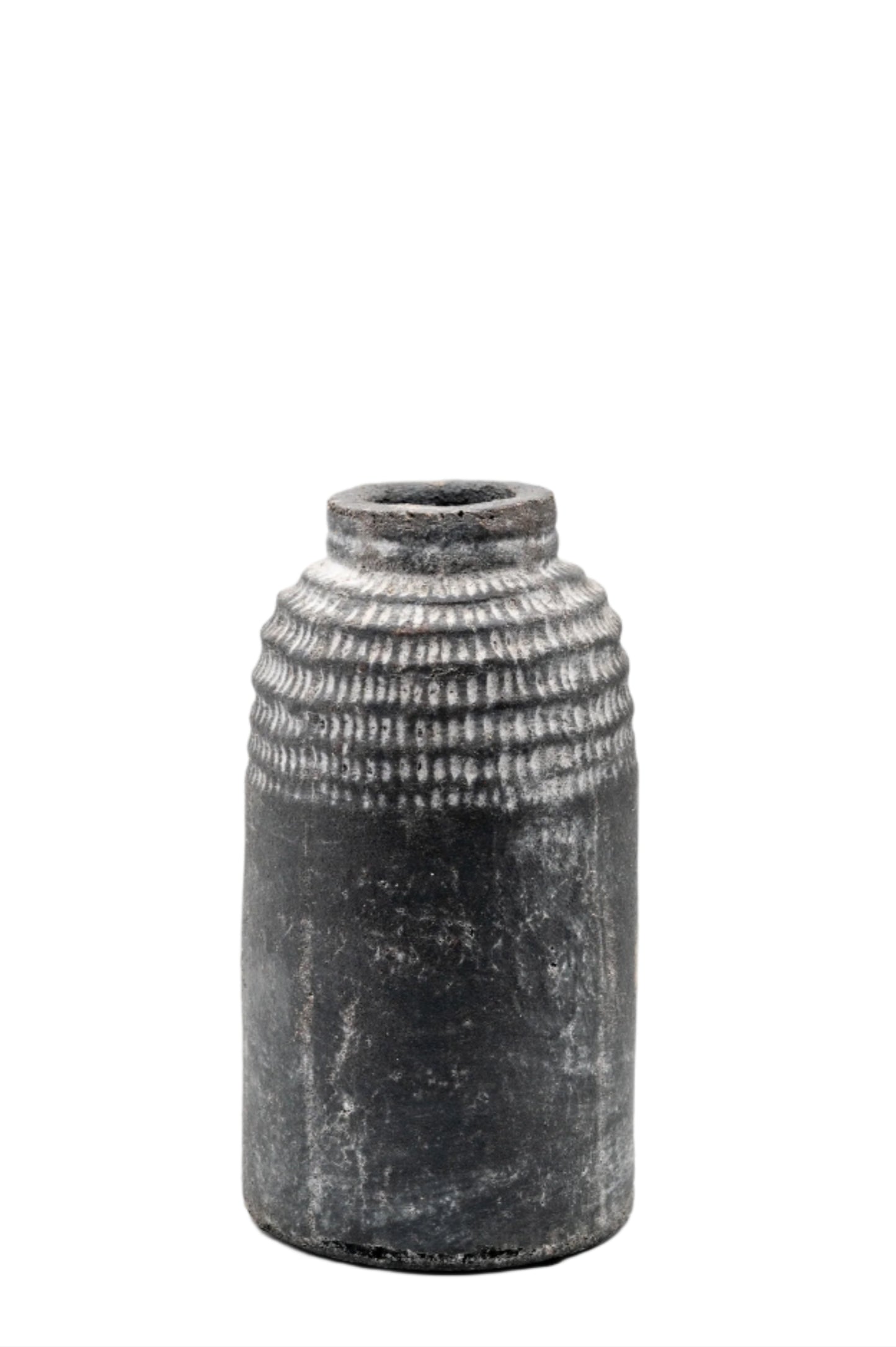 Rustic Grey Vase - 7"