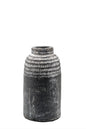 Rustic Grey Vase - 7"