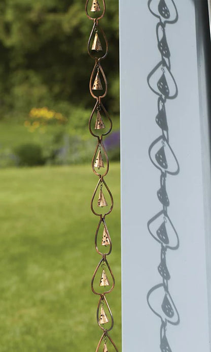 Flamed Aspen with Bell Rainchain