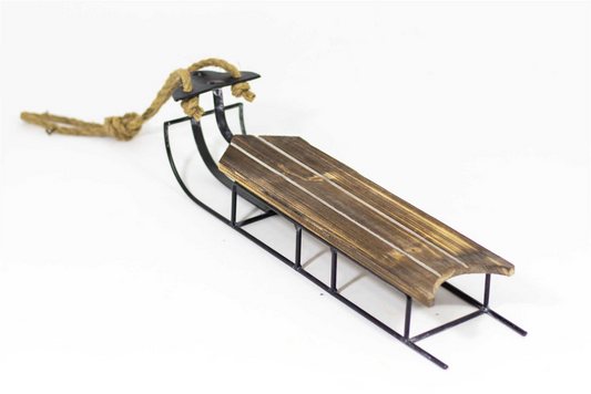 Vintage Sled Decor