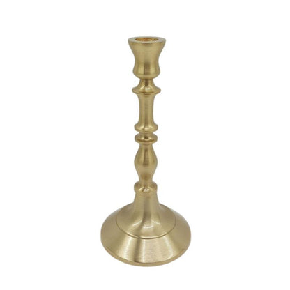 Classic Gold Metal Taper Candle Holders