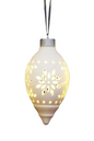 LED Stoneware Ornaments