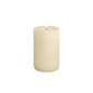 Cream Solid Stripe 5" LED Candle