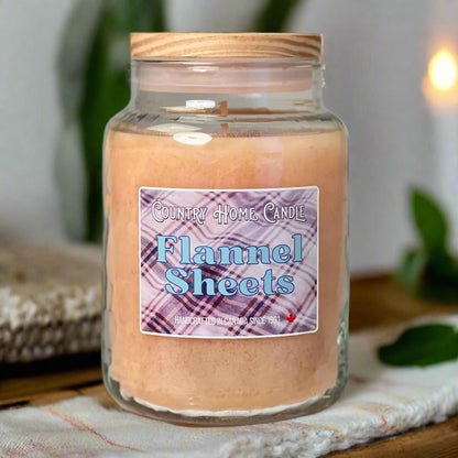Flannel Sheets Paraffin Candle