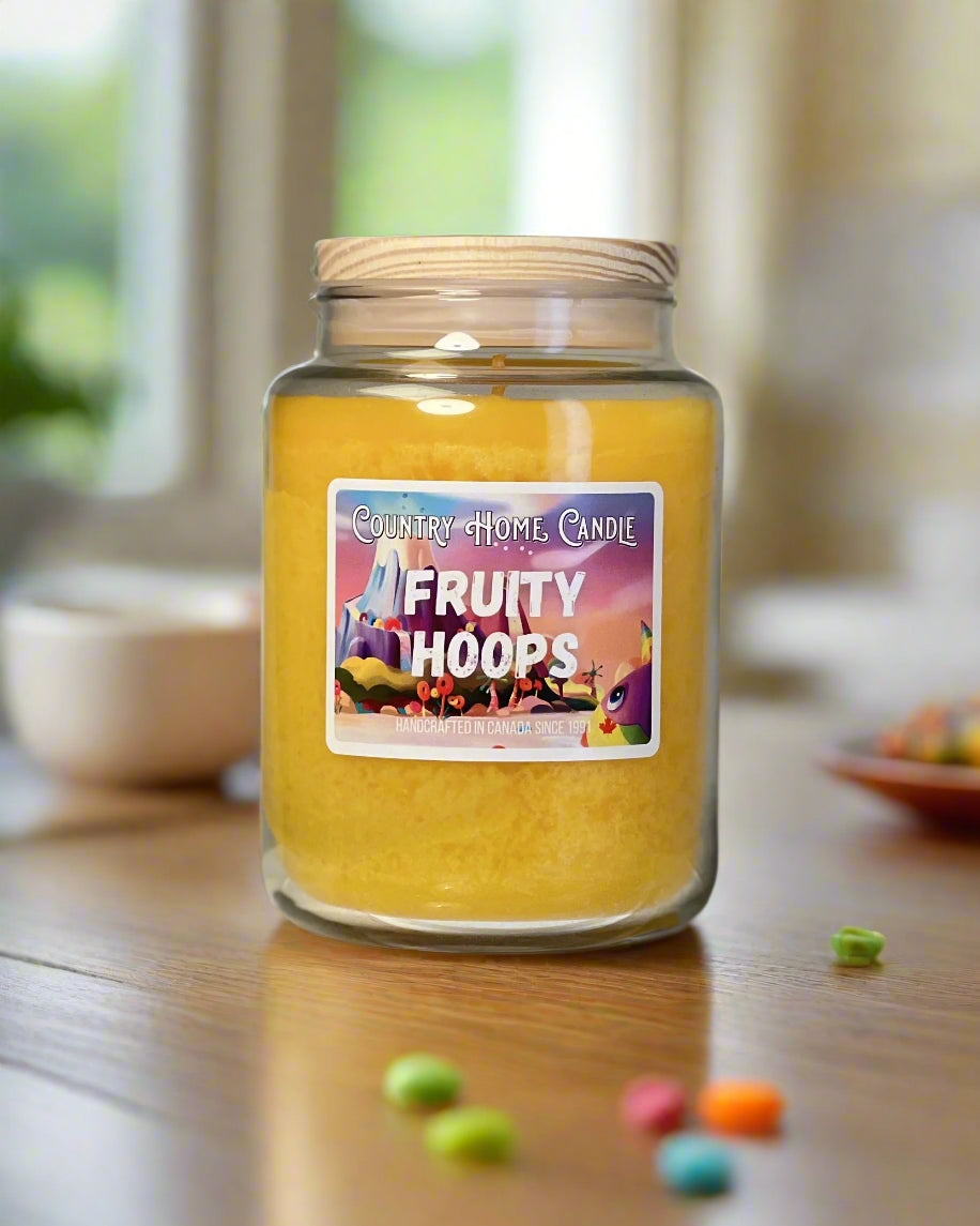 Fruity Hoops Paraffin Candle