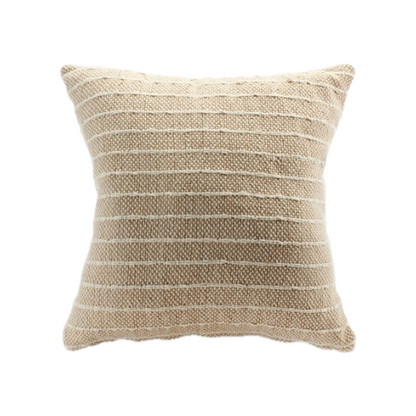 Beige Cotton Cushion