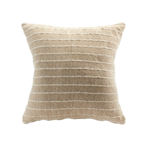 Beige Cotton Cushion