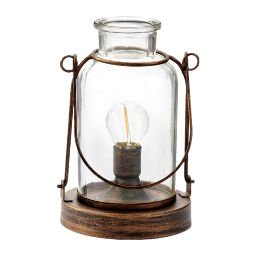 Antique Bronze LED Lantern