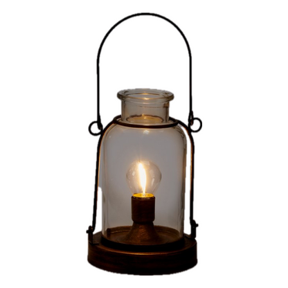 Antique Bronze LED Lantern