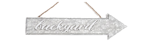 Galvanized Metal Arrow Signs