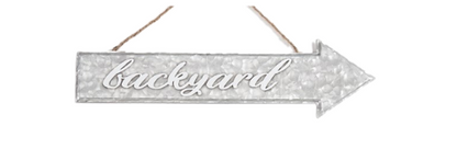 Galvanized Metal Arrow Signs