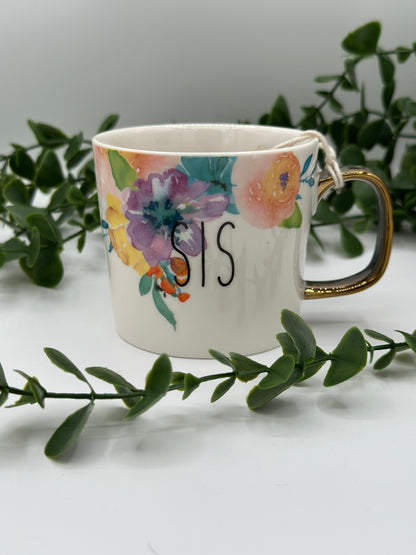 Floral "Sis" - Mug