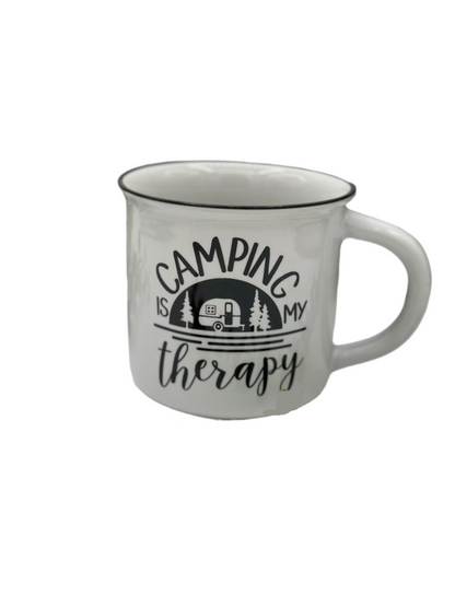 Camping is my Therapy - Mug