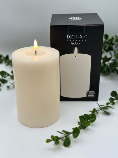 Cream LED Candle 4x6