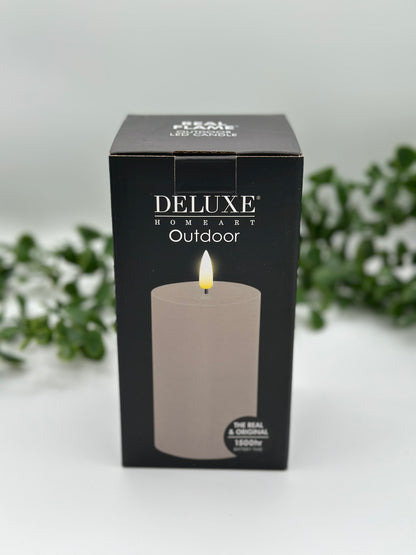 Wax LED Outdoor Candle - 3x5