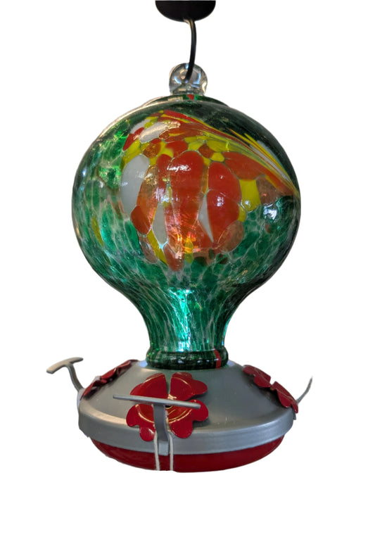 Kitras Glass Hummingbird Feeder