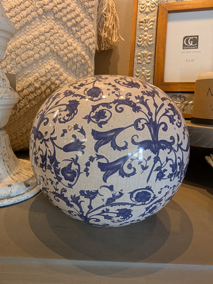French Country Ceramic Ball