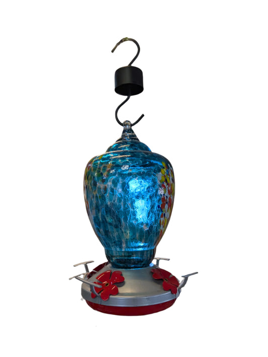 Kitras Glass Hummingbird Feeder