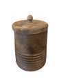 Wood Jar with Lid