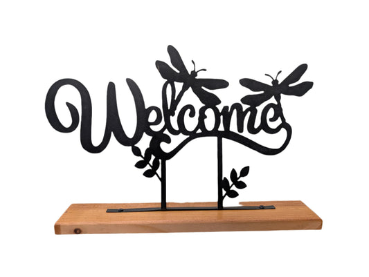 Dragonfly Welcome Sign