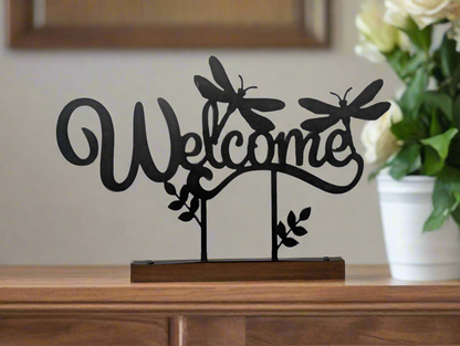 Dragonfly Welcome Sign