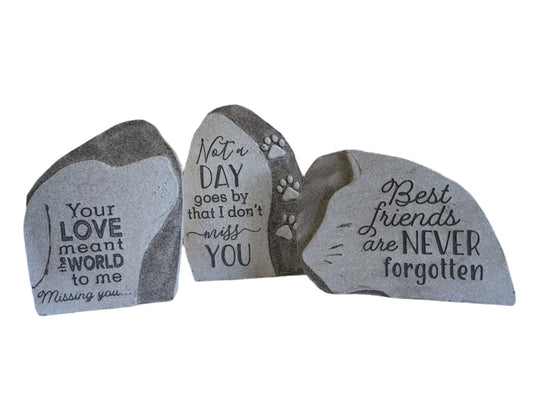 Pet Memorial Stones
