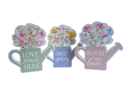 Watering Can Desk Block