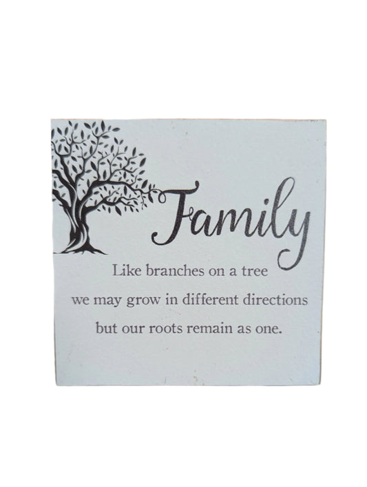Rooted in Love - Block Sign