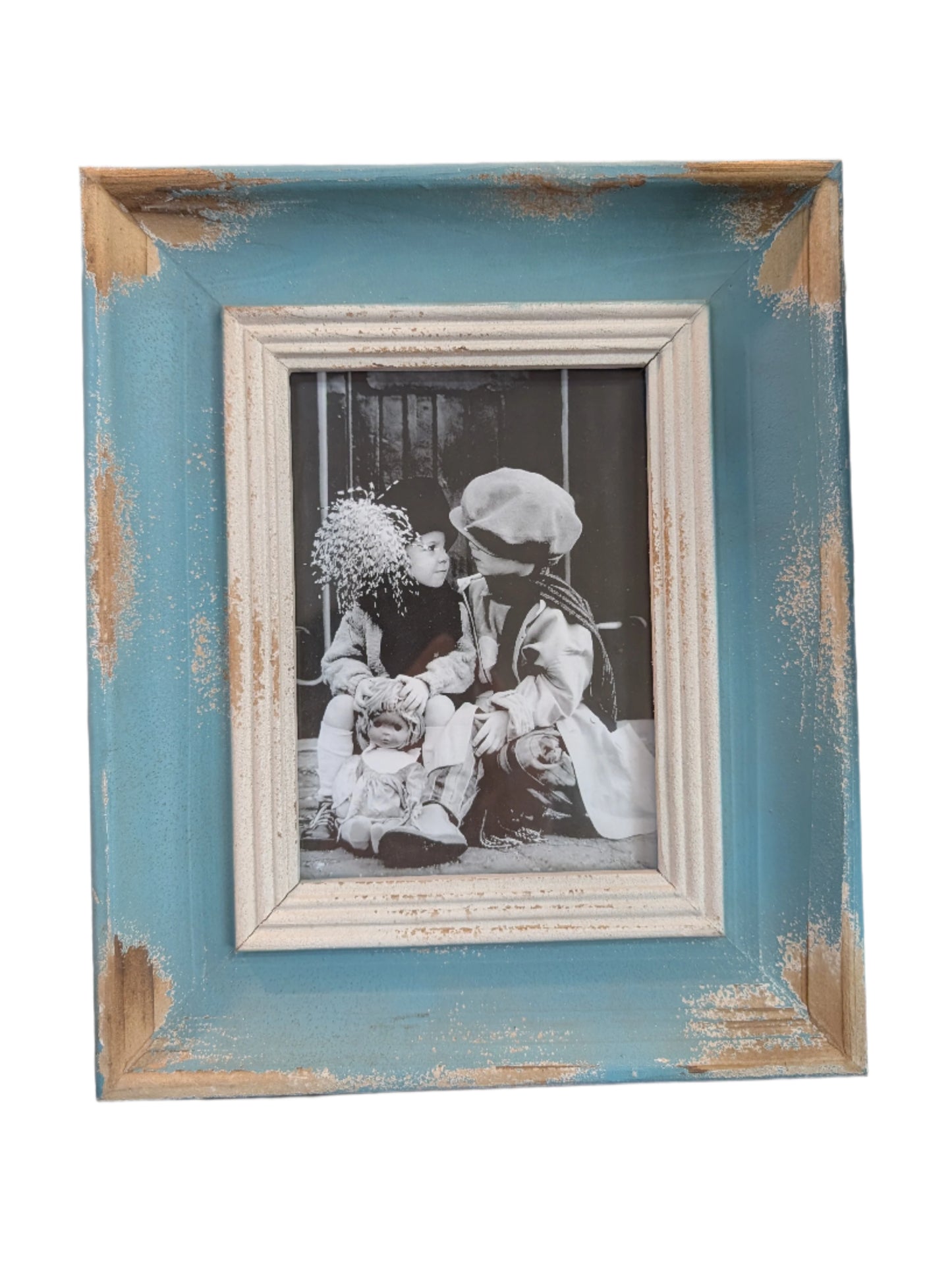 Painted Distressed Picture Frame