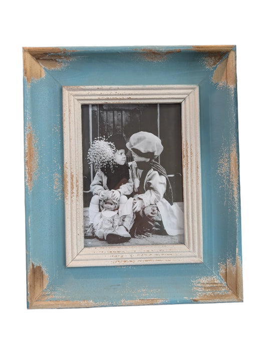Painted Distressed Picture Frame