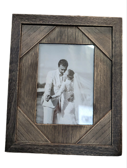 Wood Detailed Picture Frame