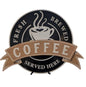 Fresh Brewed Coffee - Sign