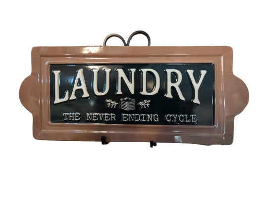 Laundry - The Never Ending Cycle - Sign