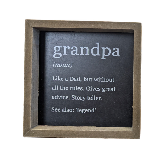 Grandpa - Sign