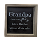 Grandpa - Sign