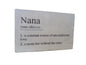 Nana Definition - Block Sign