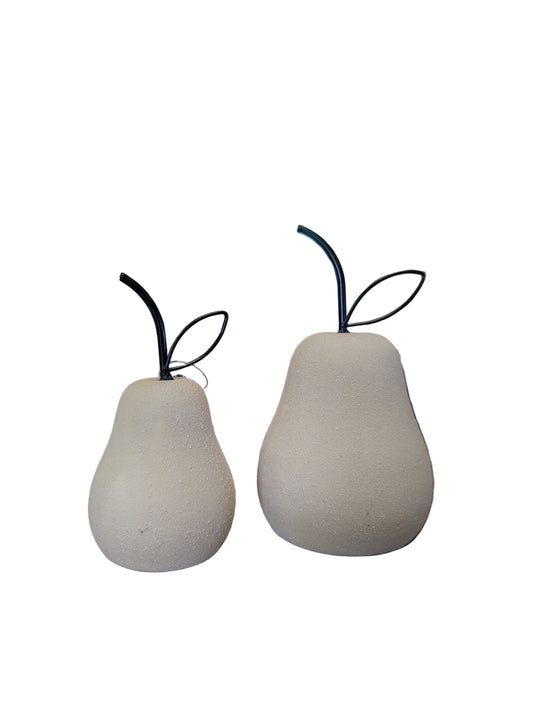 Porcelain Pear Decor