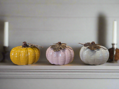 Ceramic Pumpkin Decor