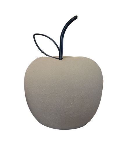 Porcelain Textured Apple Decor
